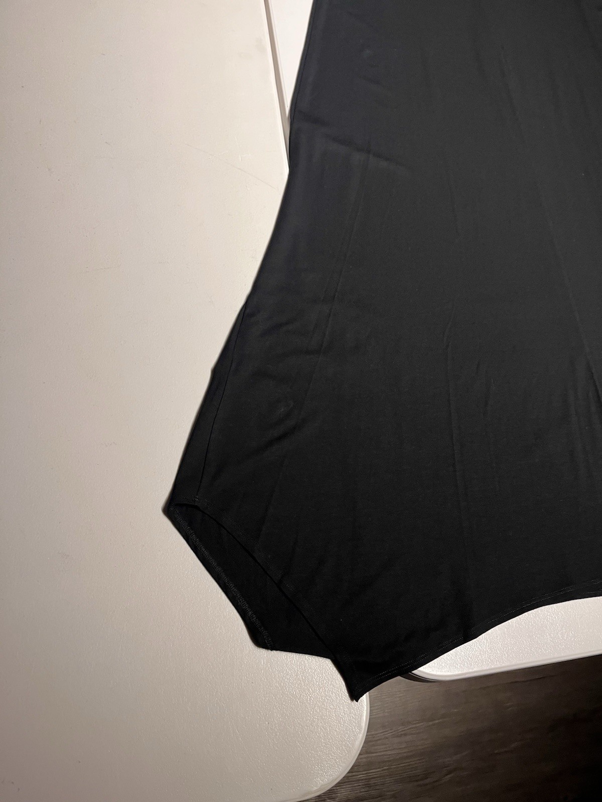 Eileen Fisher Dress Women’s Medium Black Tencel Lyocell Spandex Sleeveless Maxi