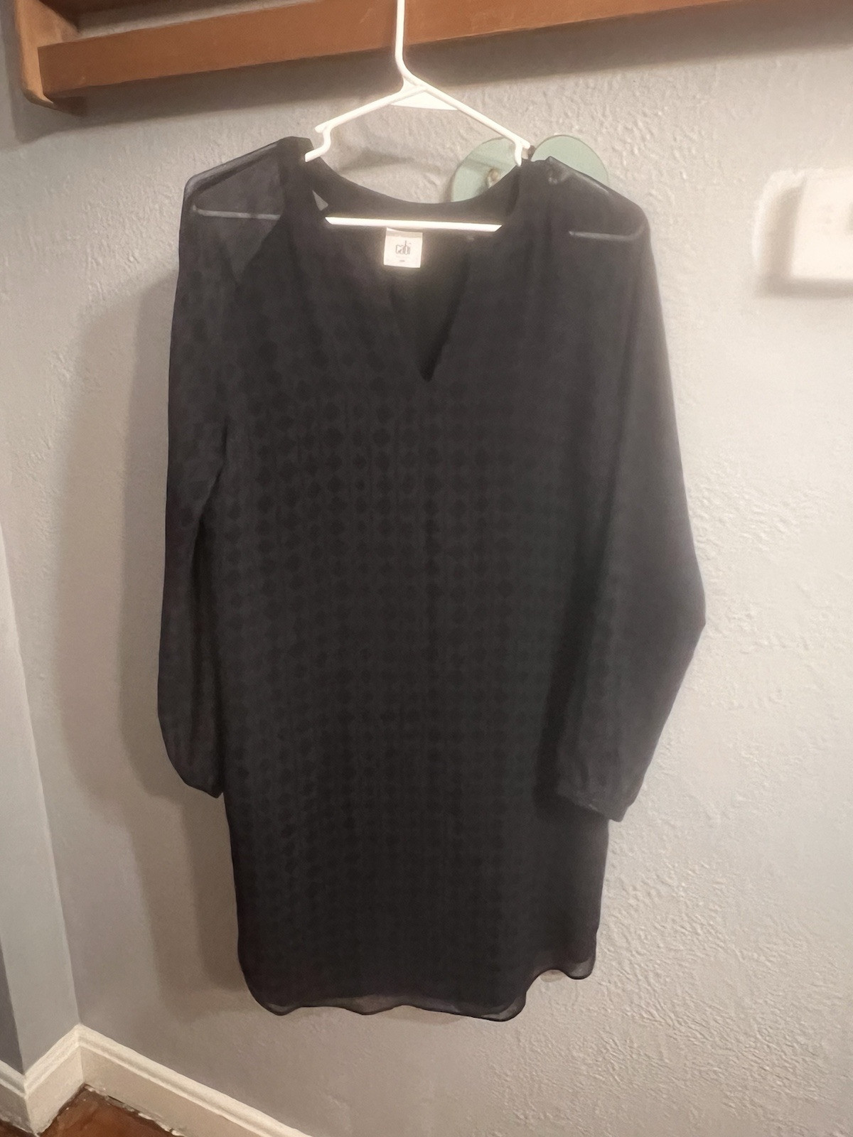 CAbi Navy & Black Dress Style 3102 Size Small Womens