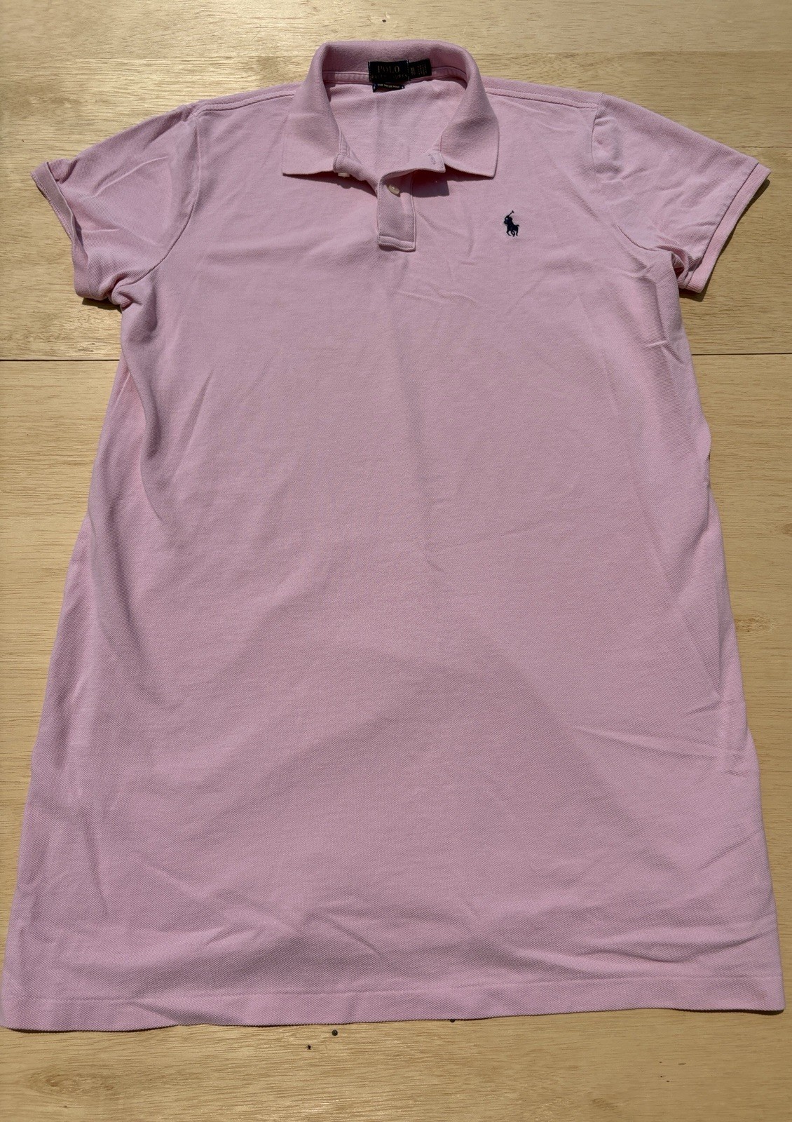 Polo Ralph Lauren Dress Women XL Pink Mesh Mini Preppy Heritage See Desc