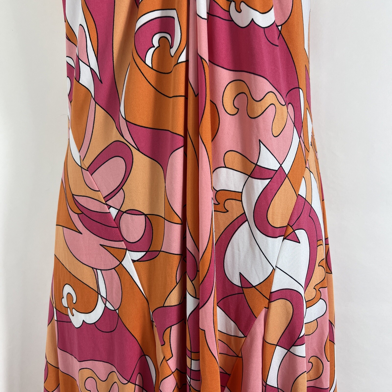 Mackenzie & James Dress Womens Small Retro A-Line Sleeveless Lightweight Stretch