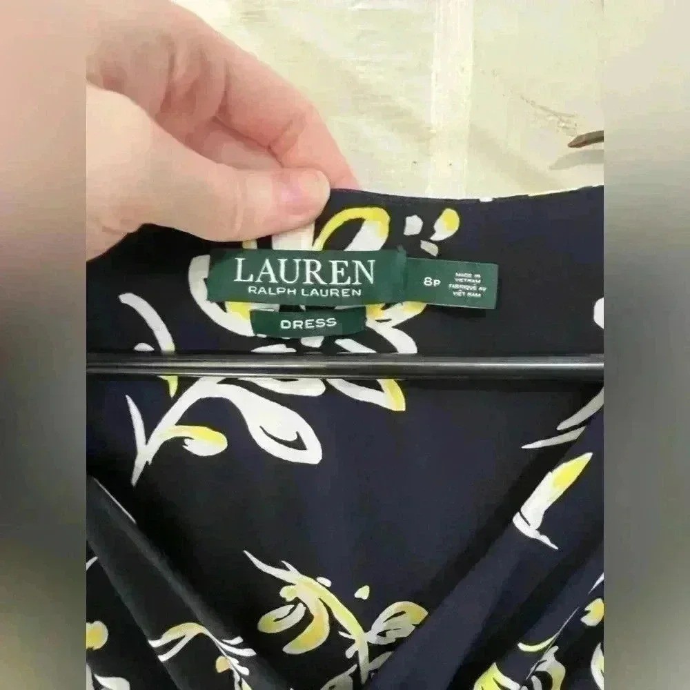 NWT ralph lauren polo spring floral cap sleeve dress