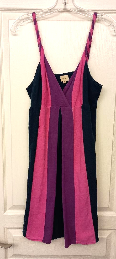 Ella Moss Pieced Braided Strap Sundress–Small