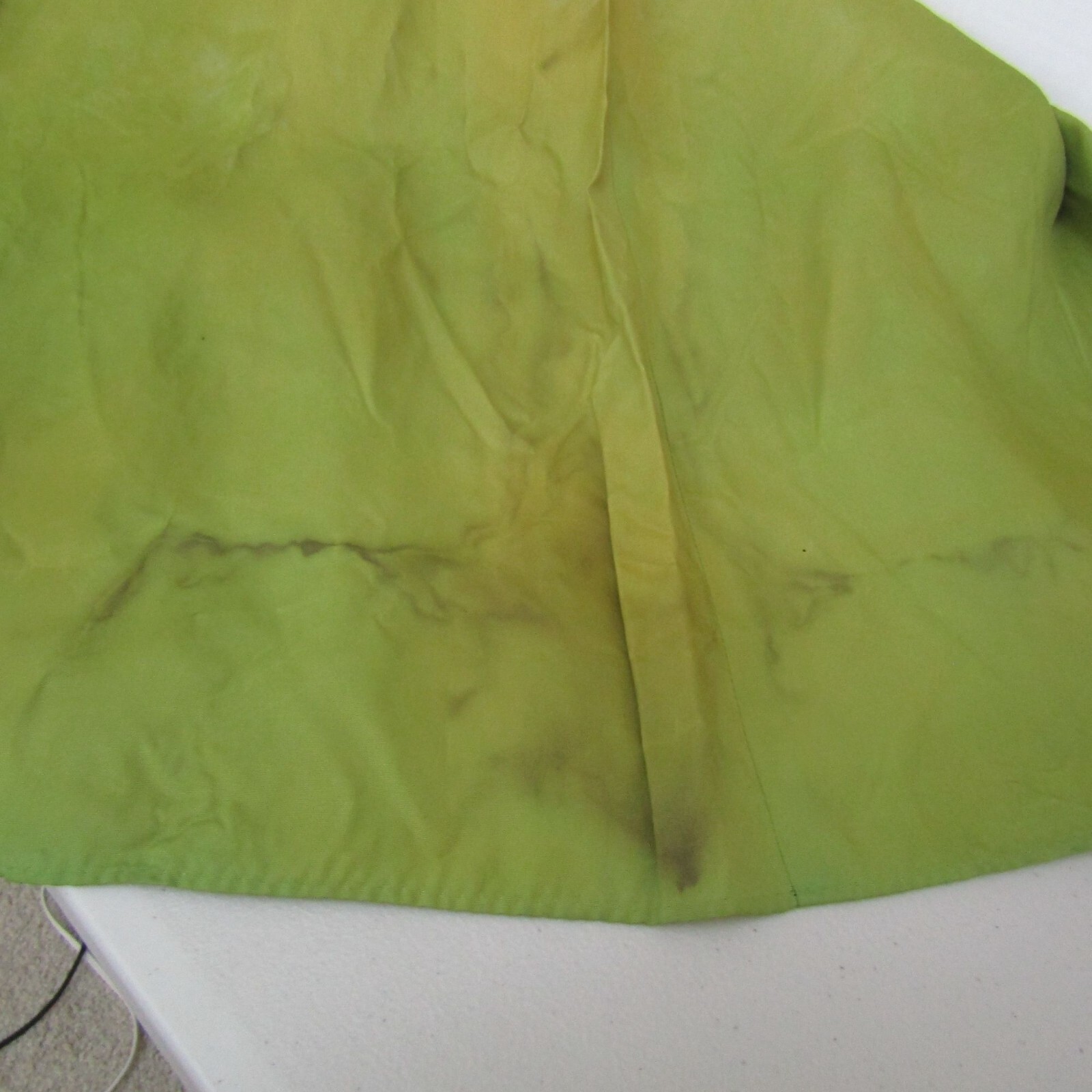VTG 60s KELLY GREEN LACE Retro MOD M Mad Men Demure Maxi Fairy Party MCM dress