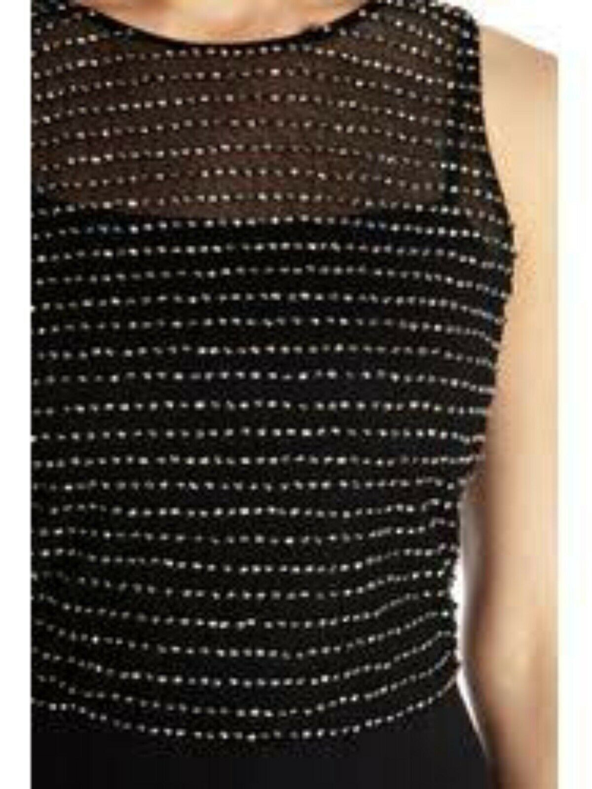 Coast Black Embellished Skater Dress New BNWT Lizzie Party Cocktail Knee UK 14