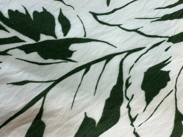 Abercrombie & Fitch Twist Front Mini Dress – White & Green Floral Print – Size L