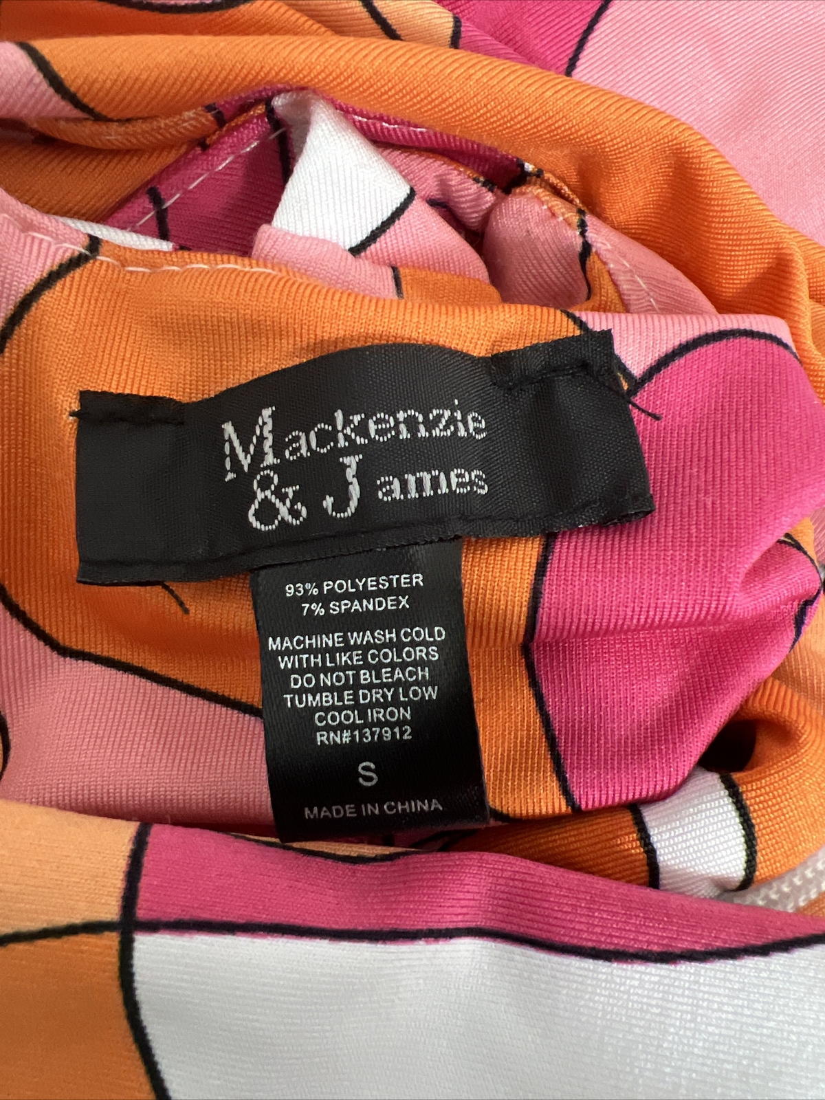 Mackenzie & James Dress Womens Small Retro A-Line Sleeveless Lightweight Stretch