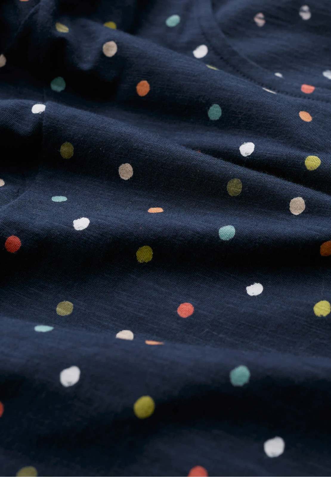 Seasalt Cornwall Cotton Polka Dot Midi Waisted Dress UK 14 Enor Little Sponge
