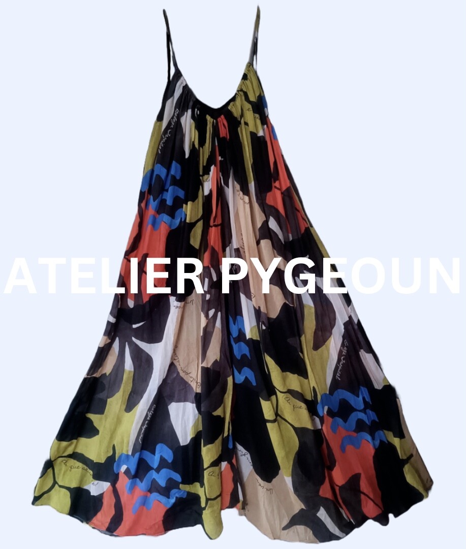 NWT H&M A-Line Strappy Cotton Voile Maxi Loose Dress Multicolor XS S M L XL XXL