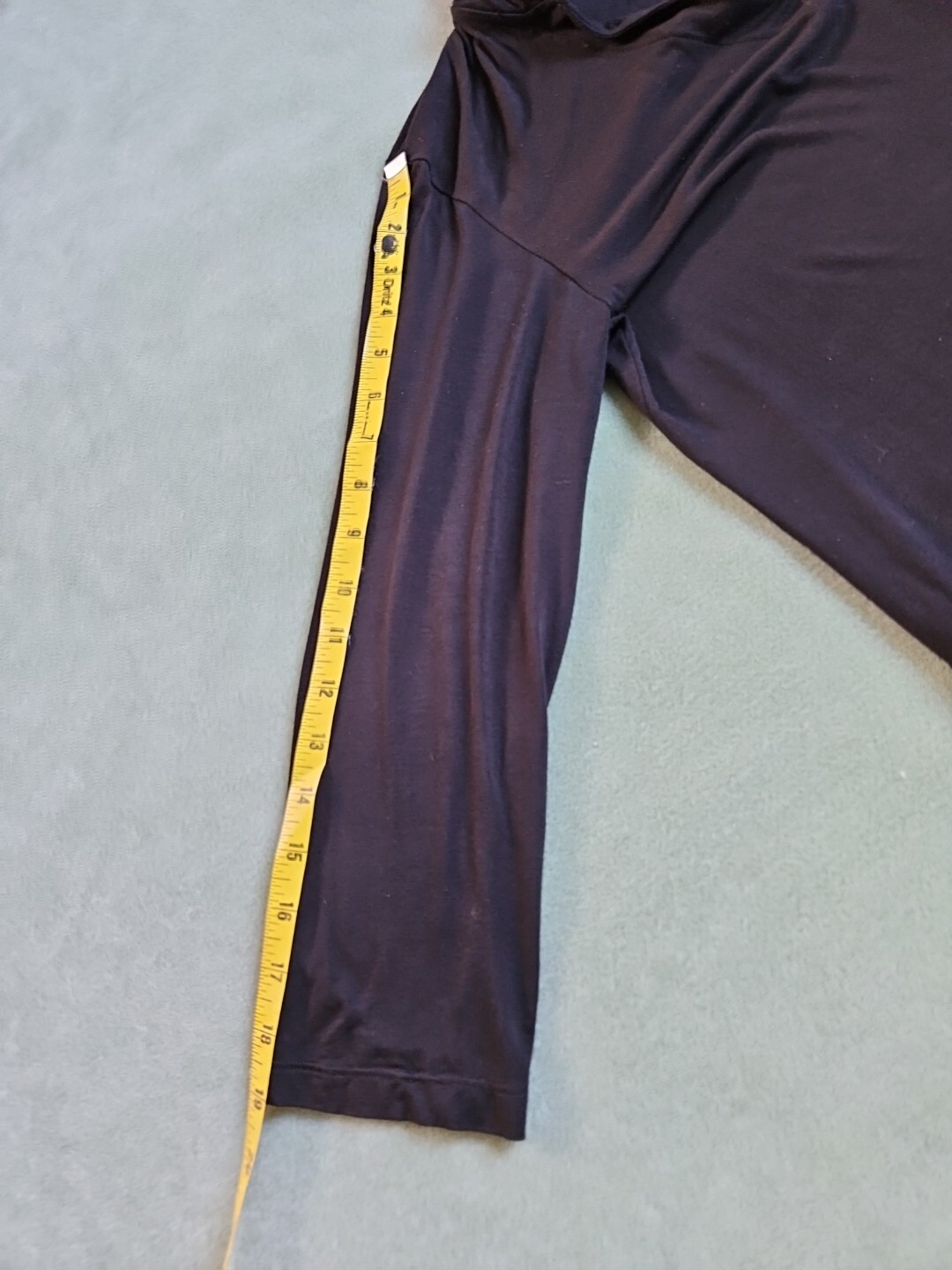Jones New York Cover Up Dress Sz S Black Lightweight Jersey Hooded Pockets Swim
