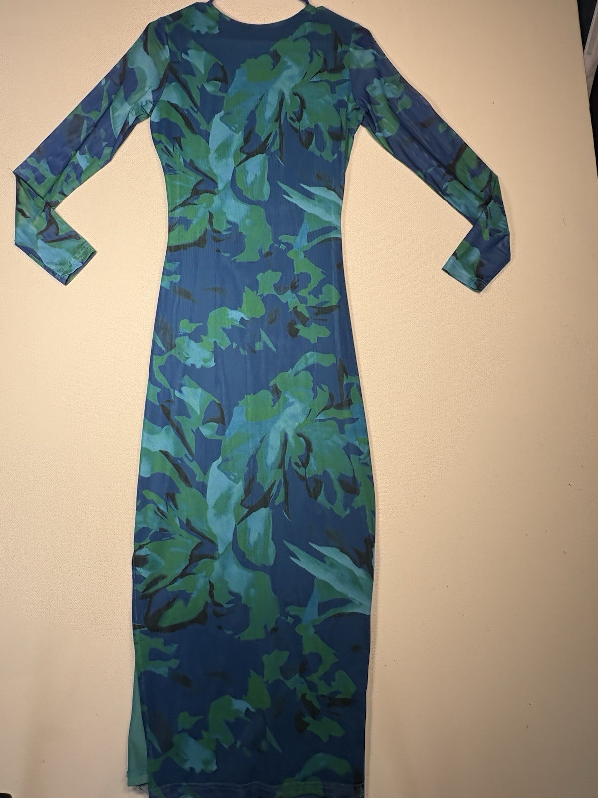 Stunning Pretty Garden Midi Bodycon Dress Size S