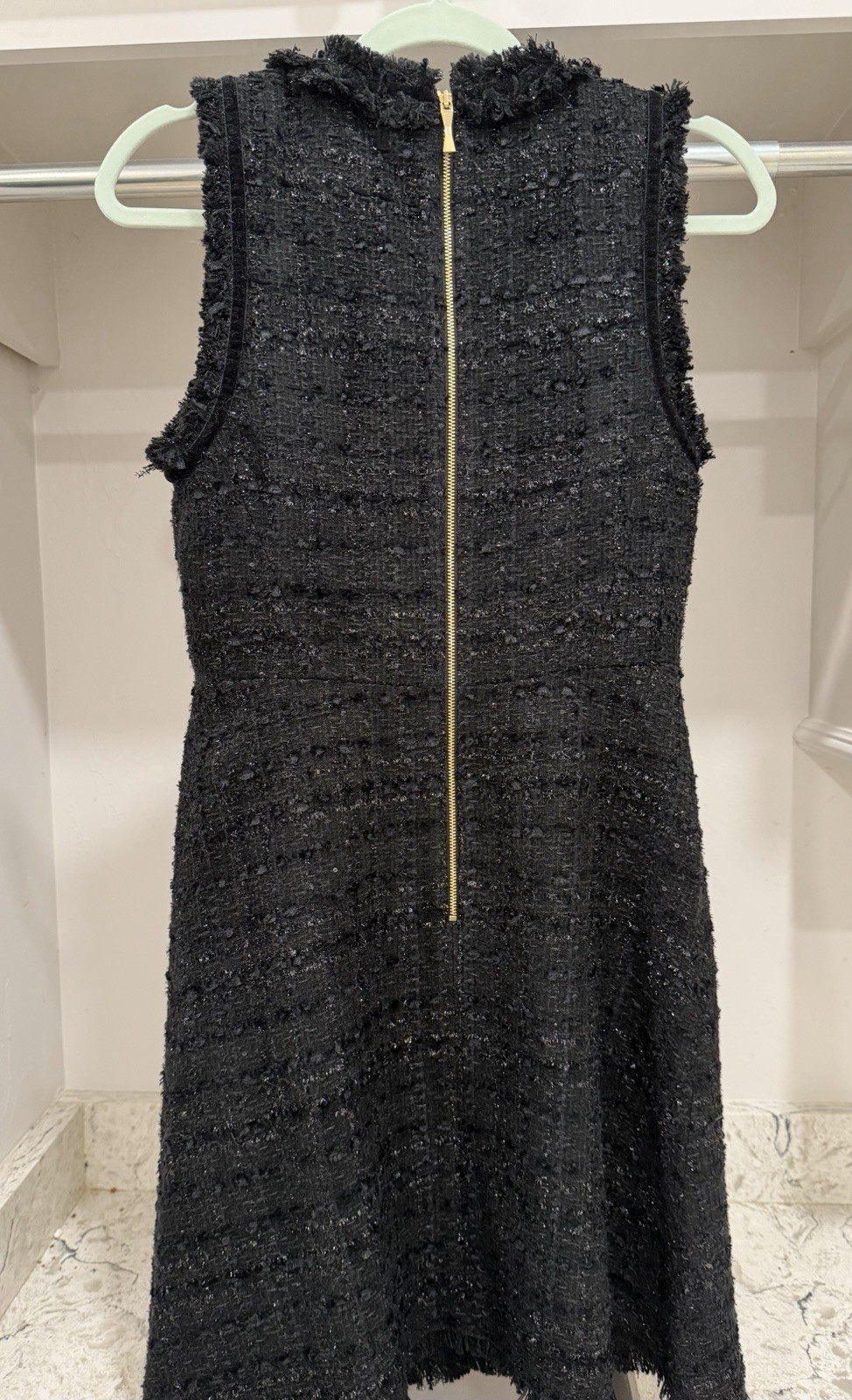 Kate Spade Black Sparkle Tweed Dress Size 6 BRAND NEW WITH TAG