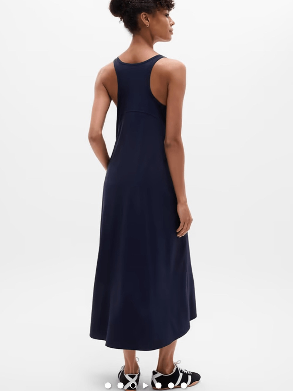 Athleta Women’s Presidio Traveler Maxi dress in Navy in a size Small
