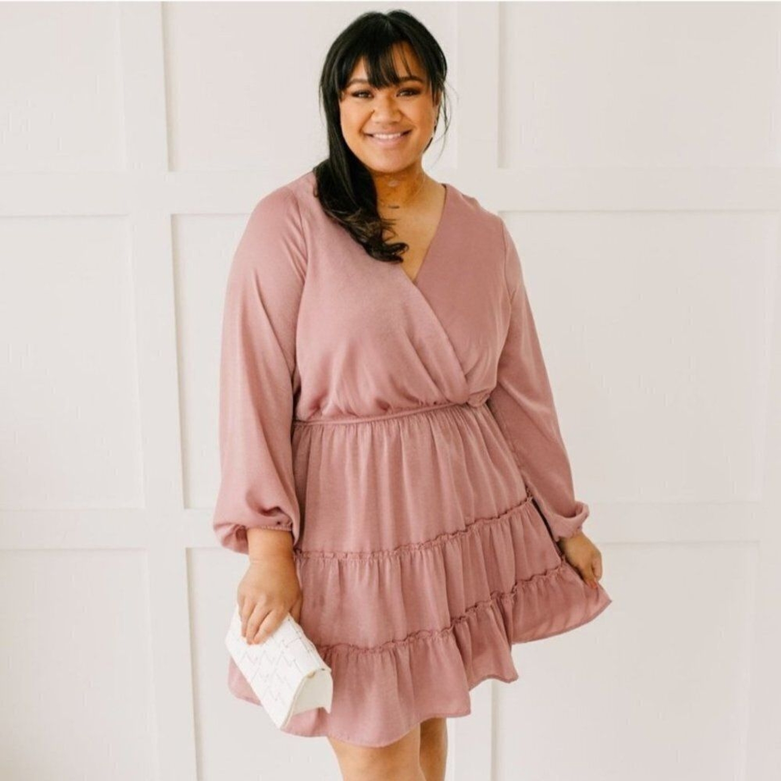 NWT Andree by Unit Dress Medium barbiecore balletcore peasant prairie coquette