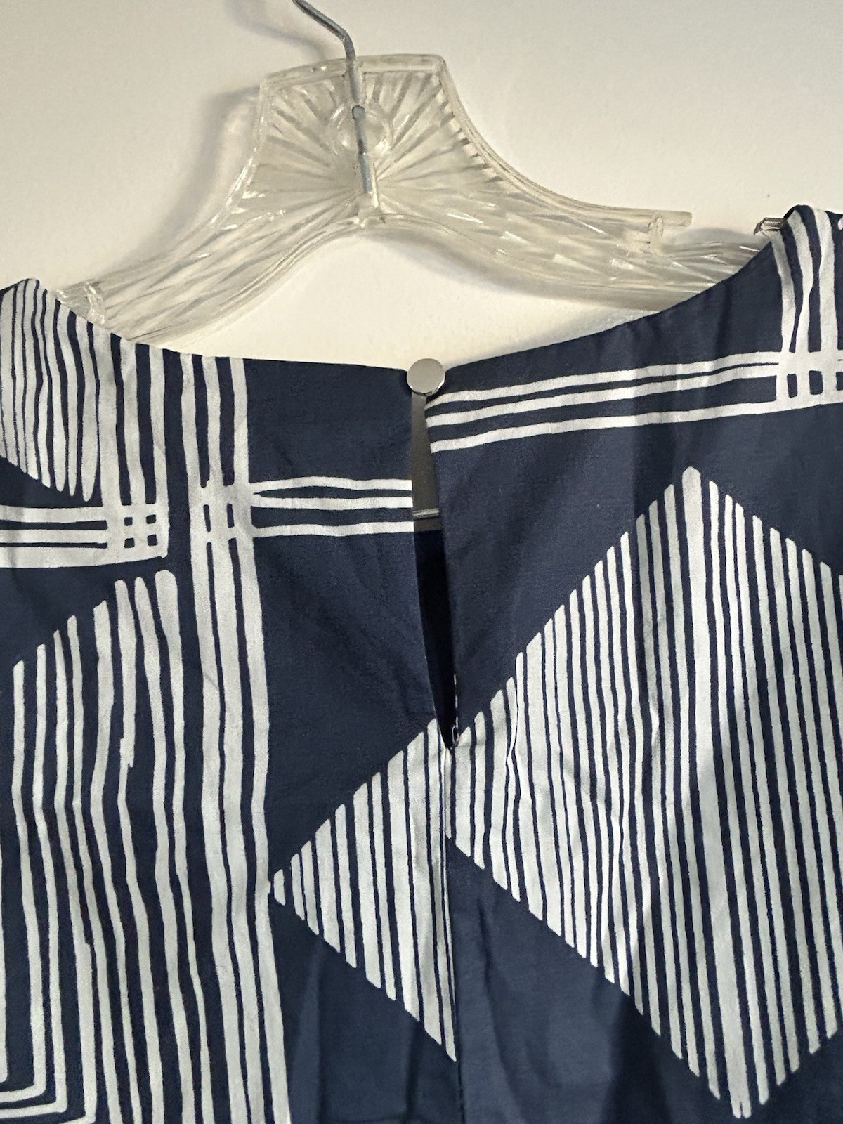 Civico 51 a Line Dress Made in Italy, Size Large, Cotton, Slvless New with tag