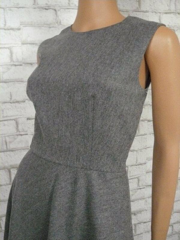 Women Jil Sander Dress Grey Wool 36 #9MGJ