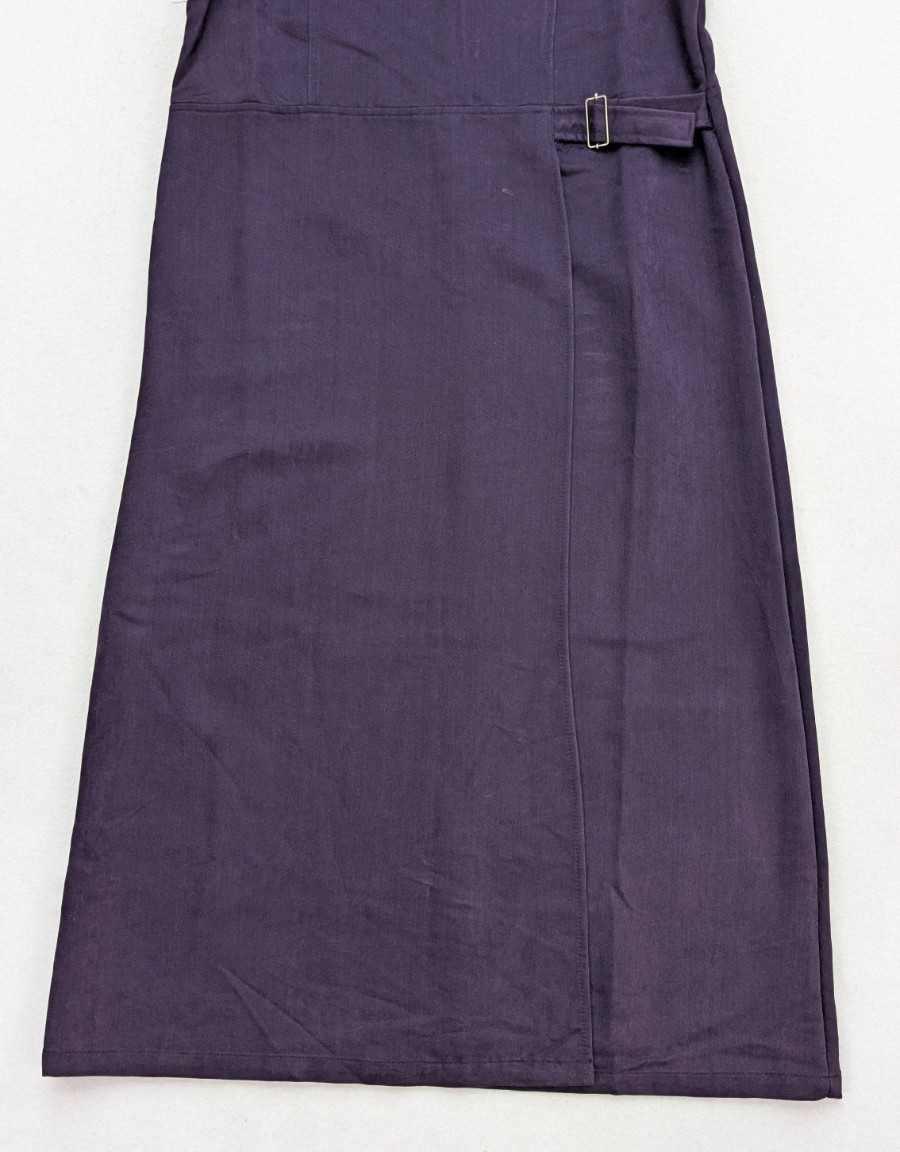 Premier International Women’s Jumper Dress Size L Purple Long Modest FLAWS