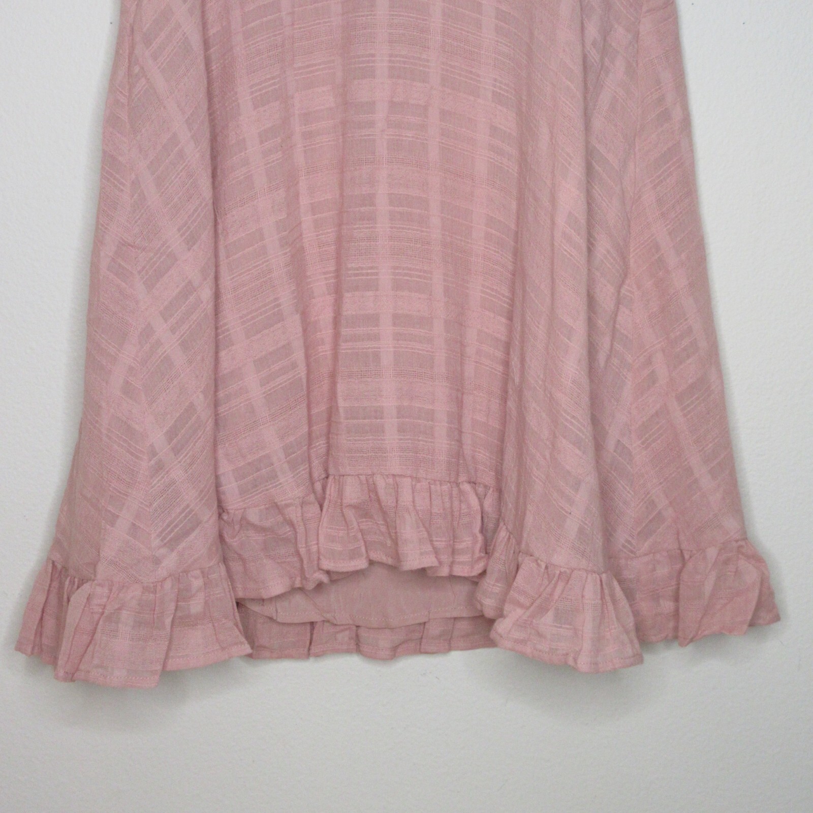 NWT Auguste The Label Women’s Pia Mini Dress Flutter Sleeve Dusty Pink US 12 B26