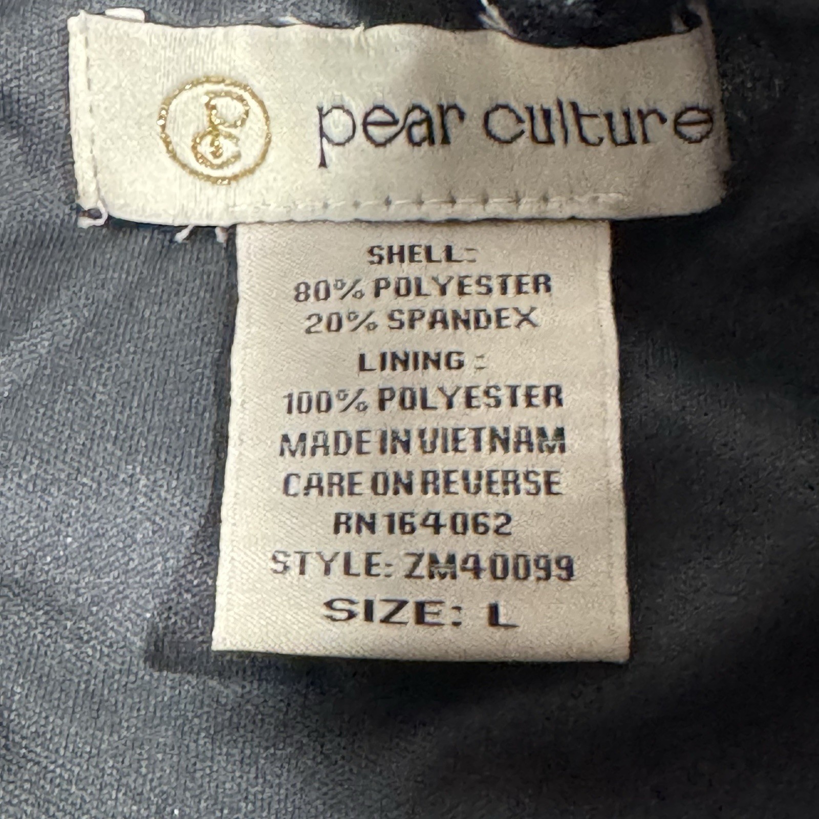 Pear Culture Ruched Glitter Tube Dress Stretch Sz L Lined Straps Black Silver
