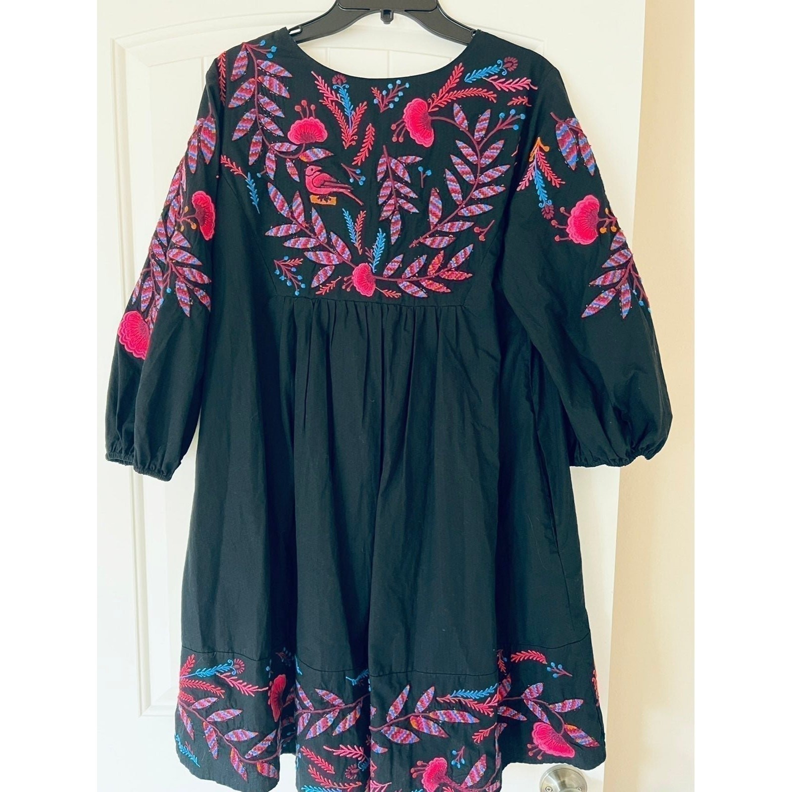 NWT❤️Anthropologie Maeve Embroidered Tunic Dress szL