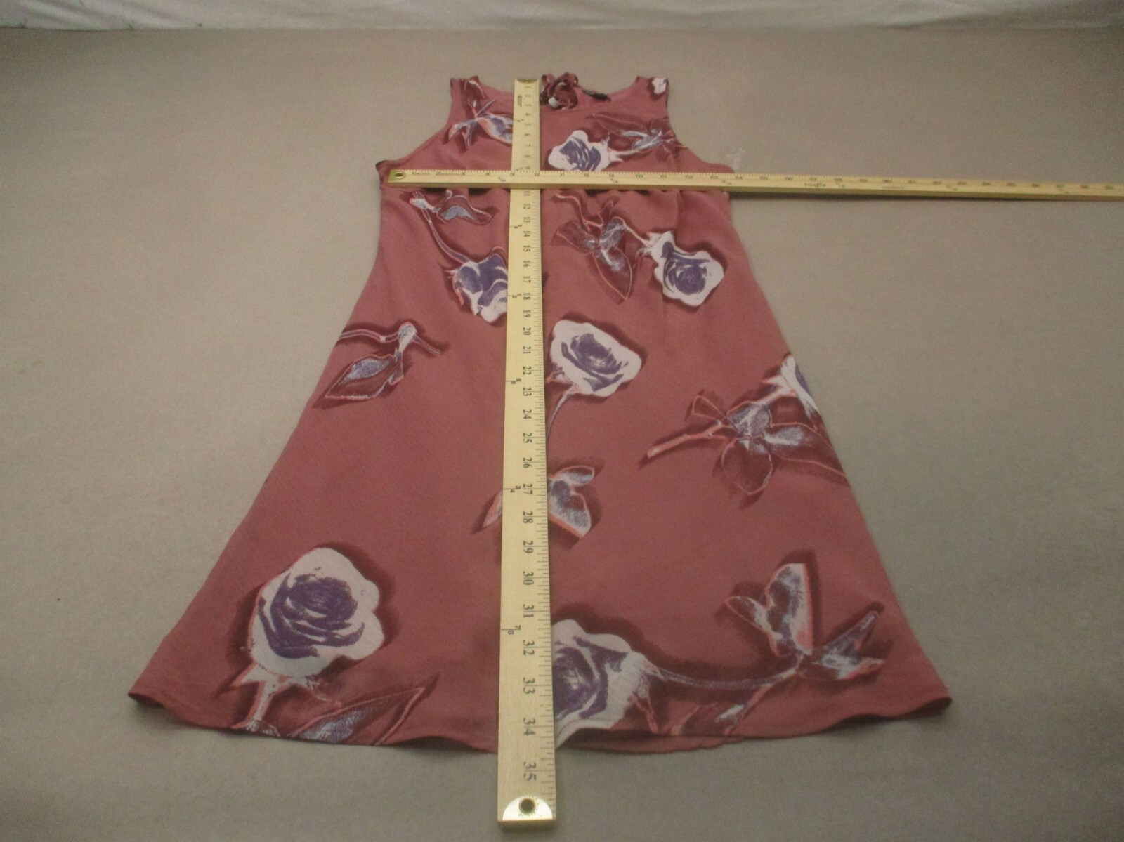 Wild Fable Size XS Womens Pink Sleeveless Back Tie Lightweight Shift Dress 453