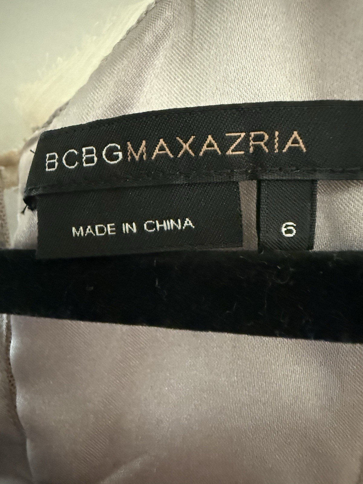 BCBGMAXAZRIA Silver/Gold Colorblock Sequin Mini Dress Sleeveless Lined Zip 6
