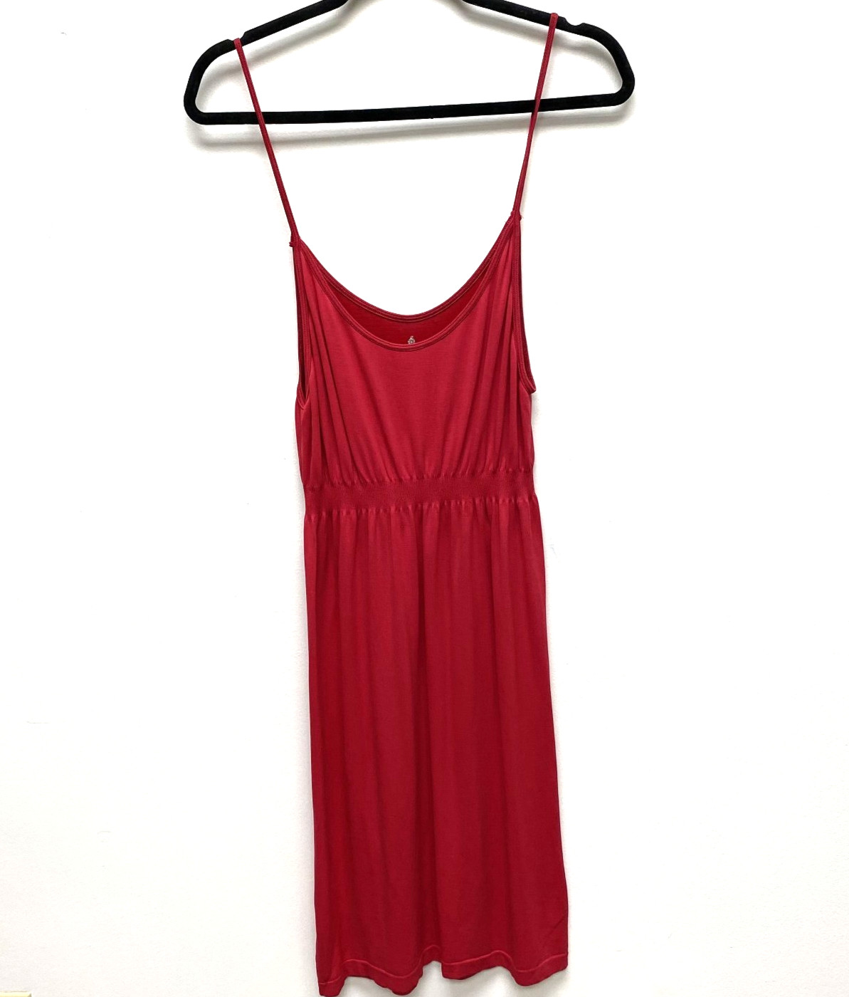Free People FP Movement Midi Dress Women XL Red Scoop Spaghetti Straps USA Cover