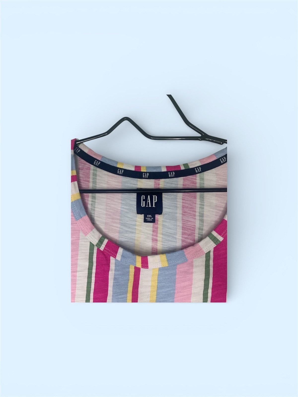 90s Style Gap Women’s Lightweight Rainbow Tiered Layered Sleeveless Dress