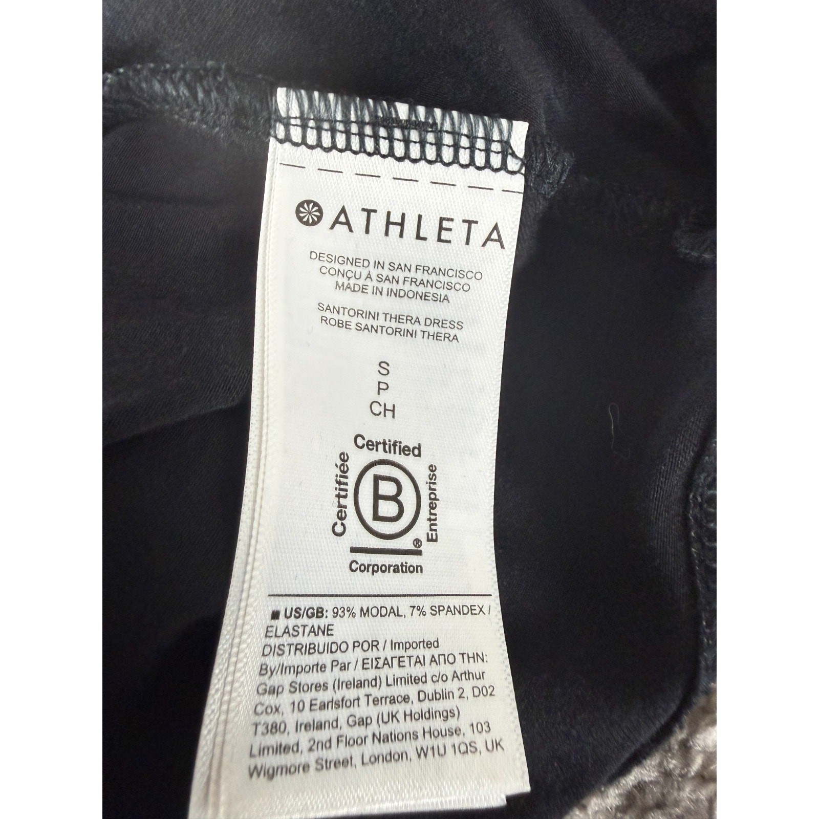 Athleta Size S Minimalist Party Fit Flared Knee Length Dress Black Sleeveless