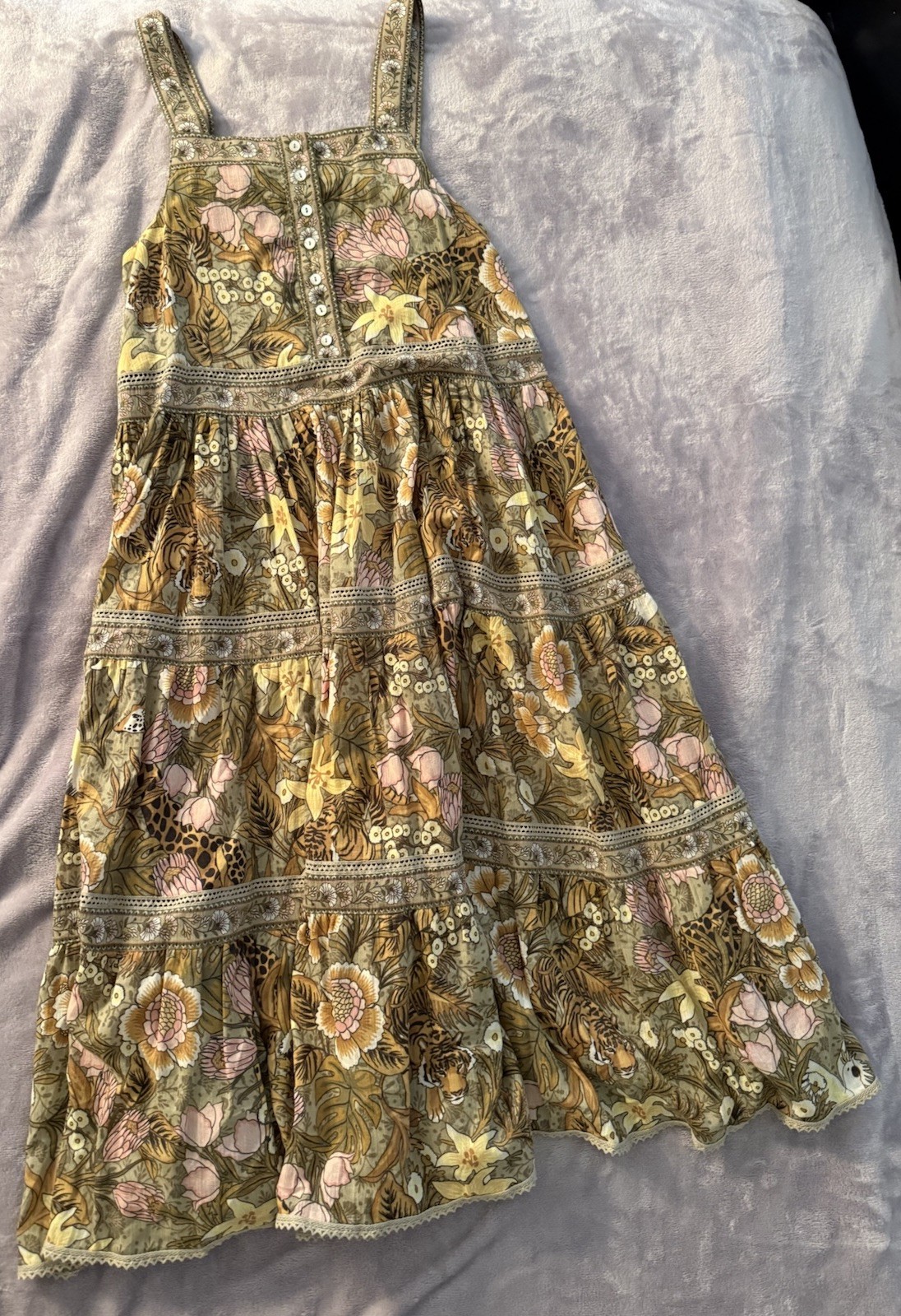 Spell & The Gypsy Collective Jungle Midi Sundress XXS