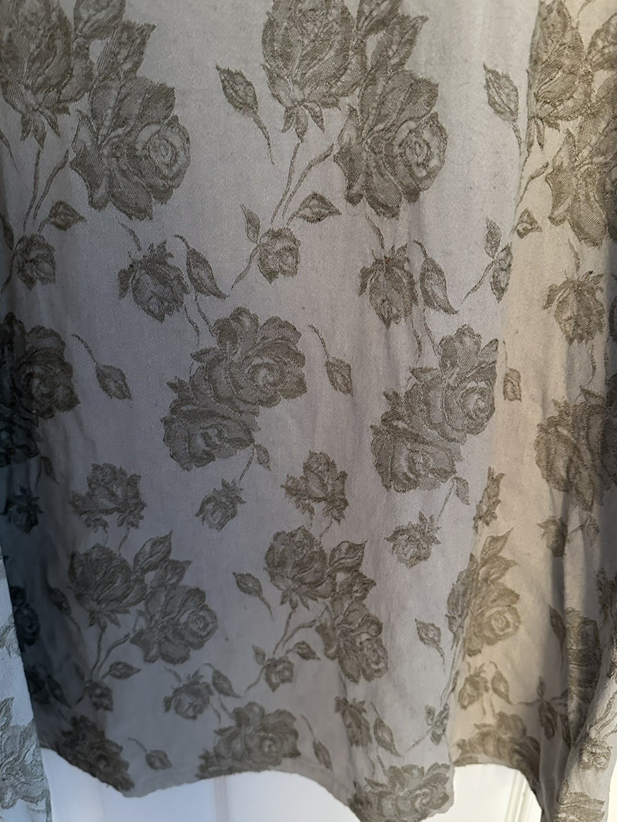 Sundance Maxi Dress Small Sleeveless Floral Beige Green Cottagecore Made In USA
