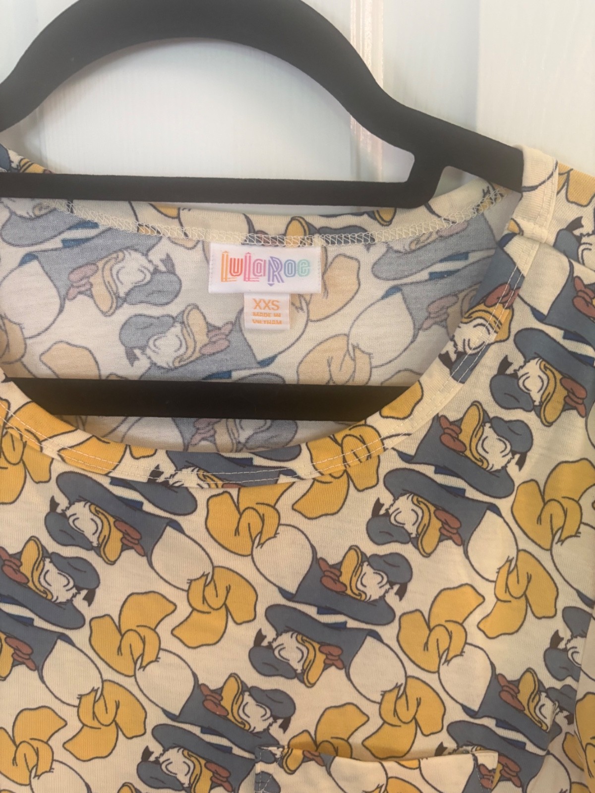 LuLaRoe NWT carly dress xxs Donald Duck Disney Collection