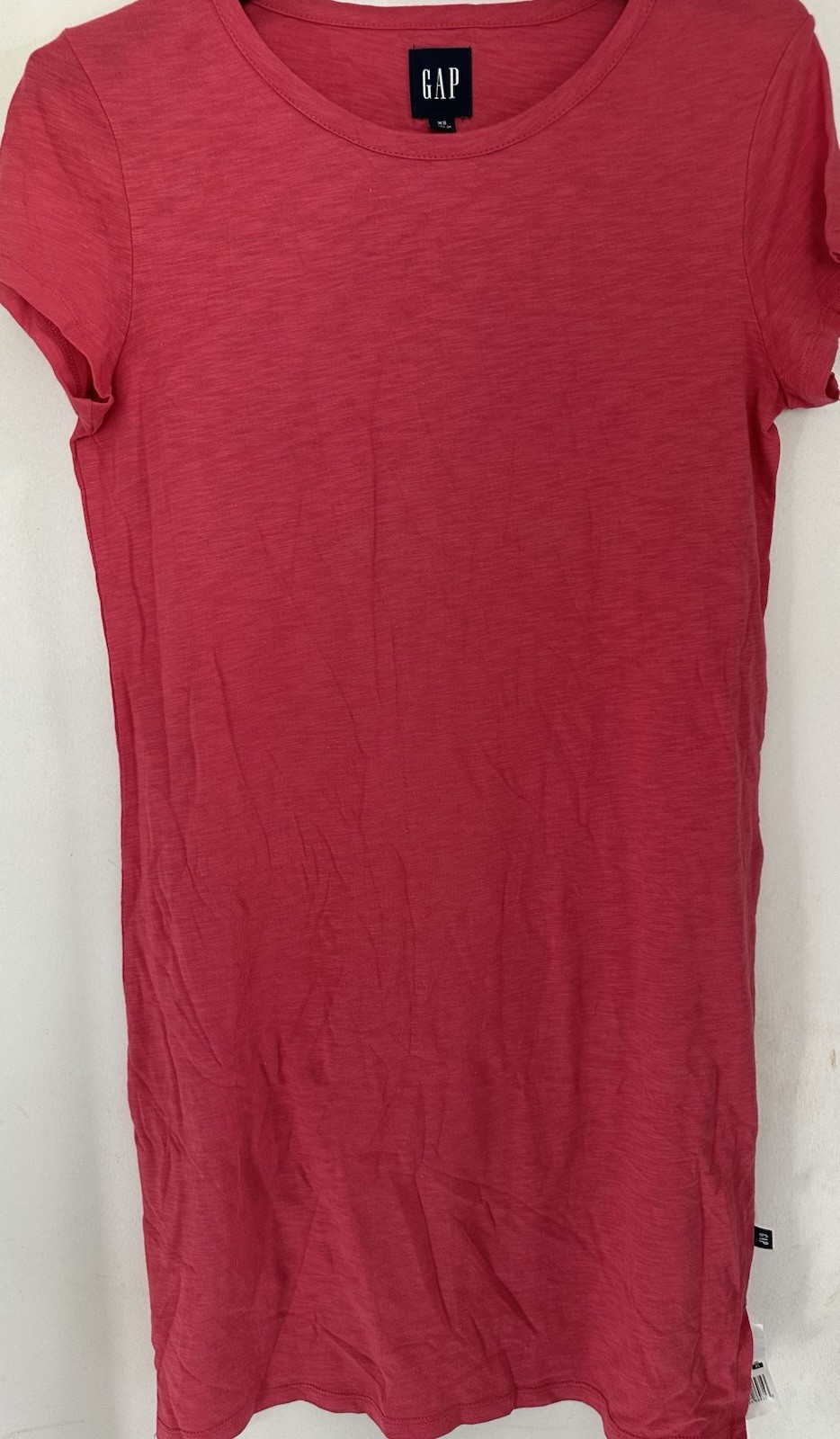 Gap Women’s Knee Length Relaxed Fit Lightweight T-Shirt Dress Red Size X-Small