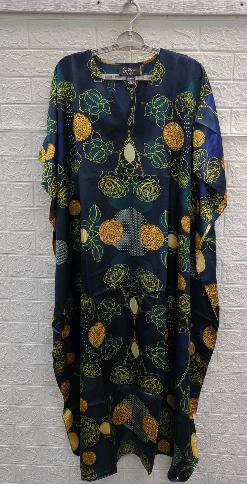 New Goddess By Winlar Kaleidoscope Rose Kaftan Women’s One Size Fits Most