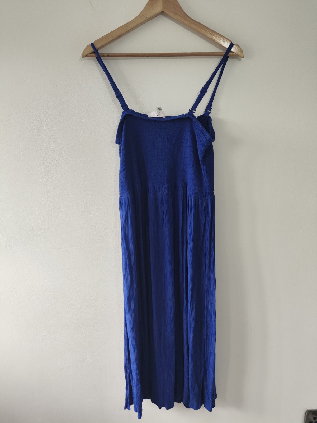 Julipa Midi Cami Dress Size 18 Womens Blue Casual Sleeveless Summer Beach Boho