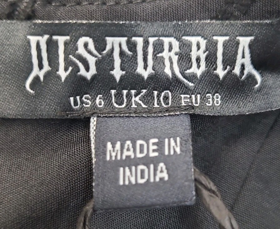 New Disturbia Blythe Handkerchief Hem Midaxi Dress Women’s US Size 6