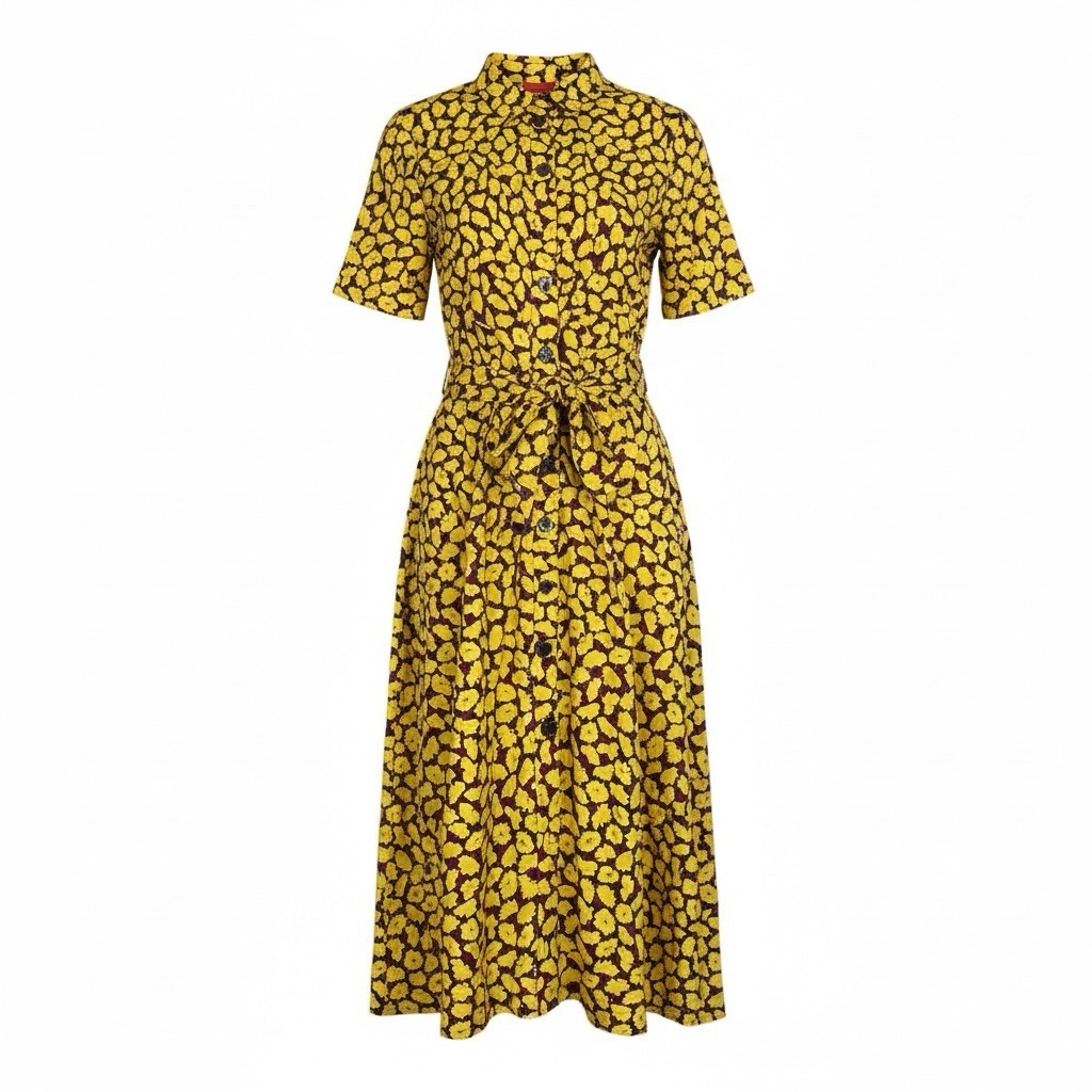 Women’s Kate Spade New York Sunny Bloom Dress Yellow Size 14